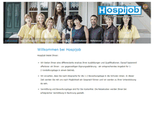 Tablet Screenshot of hospijob.ch